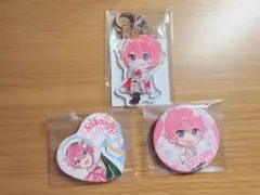 すとぷり さとみくん 缶バッジ&キーホルダーセット