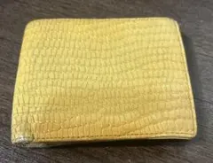 ポールスミス　二つ折り財布(イエロー)