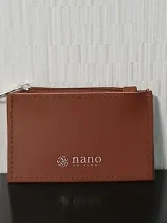 ナノ・ユニバース ブラウン レザー コインケース