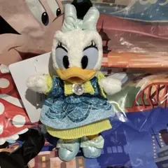 ディズニー　デイジー　ぬいぐるみバッジ　ぬいば　ディズニーシー
