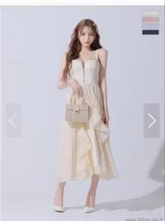 DEA. by ROBE de FLEURS ロングワンピース アイボリー s