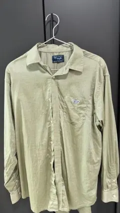 The Fox Collection オリーブグリーン 長袖シャツ