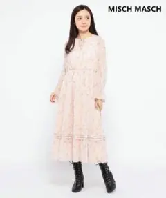 【新品未使用】ミッシュマッシュ ♥ ライティングフラワーワンピース ♥ ピンク