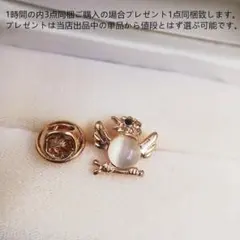 bj8339小鳥ダックピンブローチ