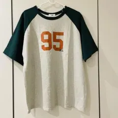 MONO-MART 95プリントラグランTシャツ フリーサイズ レディースのサムネイル