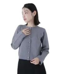ハートボタンニットジャケットのサムネイル