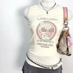 Y2K❤️ HYSTERIC MINI 幸運 ミニちゃん ノースリーブ カットソーのサムネイル