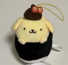 スシロー ポムポムプリン ぬいぐるみ マスコット いくら