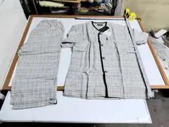 綿100％ 半袖、8分丈ズボン パジャマ Mサイズ 新品★け9239
