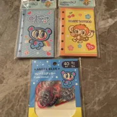 セリア エンジェルブルー シール帳&ステッカー3点セット【匿名配送】