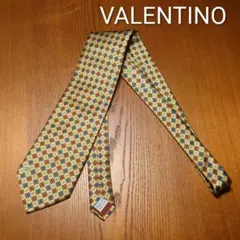 VALENTINO ヴァレンティーノ シルク ネクタイ 光沢 総柄 高級感