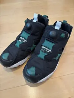 ピ*ノ様 Reebok Instapump Fury ブラック/グリーン