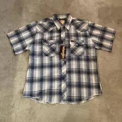 ラングラー ビンテージ 70s80s 新品タグ付き 半袖 ウエスタンシャツ XL