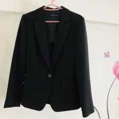 ESPRITMUR ジャケット スーツ (スカート付き)黒　9号(就活用)