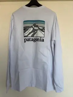廃盤 Patagonia ラインロゴリッジ ロンT 白のサムネイル
