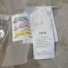 Dior ヘアクリップ 3点セット リボン➕袋付きのサムネイル