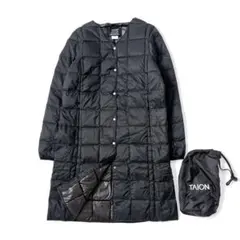 ロペ　別注　TAION　洗える　撥水　ダウンコート　インナーダウン　軽量　黒　M