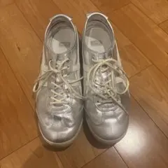 オニツカタイガーシルバー