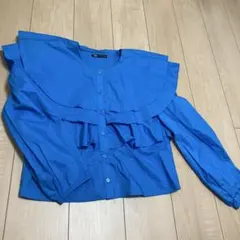 ZARA フリルデザインシャツ