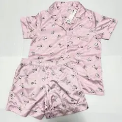 ⭐️値下げ中⭐️GU スヌーピー柄 パジャマセットS ピンク⭐︎送料込み