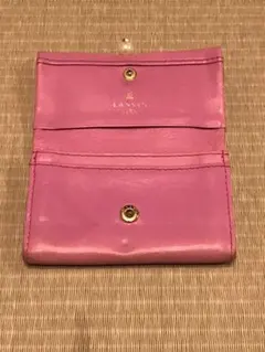 LANVIN ピンクの名刺入れ