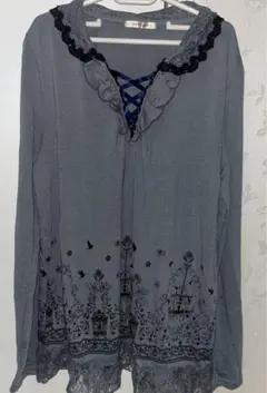 axesfemme トップス 青 水色 襟 編み上げ 新品 シンデレラ リズリサのサムネイル