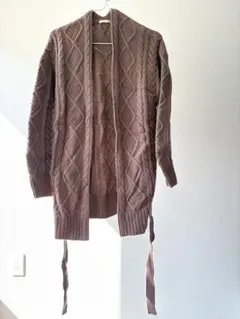 GU ジーユー　カーディガン　ピンク　ニット