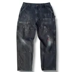 雰囲気系 carhartt“ダブルニー“ダック ペインター カーハート ブラック