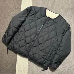 【美品】TAION タイオン リバーシブル クルーネック ミリタリー ダウン