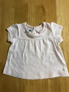 プチバトー♪Tシャツ♪67cmピンク♪