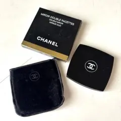 CHANEL ミラー 黒 ケース付き
