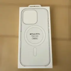 【新品】iPhone 16 Pro Clear Case MagSafe対応