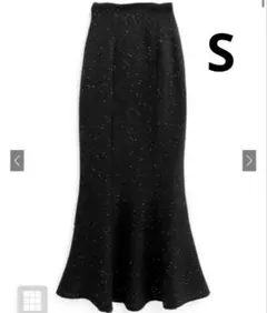 GRL ラメスパンコールツイードマーメイドスカート［dk1282］