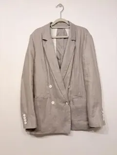 RayBEAMS バックベルト ダブル ジャケット 麻　リネンのサムネイル