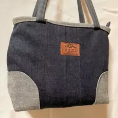 ❤️Xmasプレゼントにも❤️デニムリメイク トートバッグ❤️2way