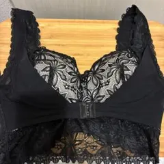 Angellir ふんわりルームブラブレス ナイトブラ ブラック　+LL
