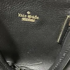kate spade】LEATHER BAG 2345B バッグ ブラック 黒 - メルカリ