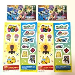 ポケモン　ステッカー　ライジングアゲイン　ポケモンとどこいく？！　4枚セット