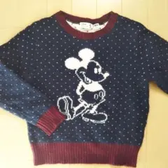 UNIQLOミッキー　ニット130