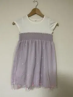 ☆美品☆１３０レースチュニックワンピース女の子