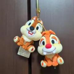 チップとデール ちりめん風 根付ストラップ - メルカリ