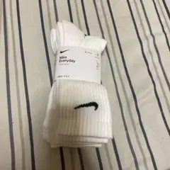 NIKE Everyday クルーソックス 3足組 ホワイト Lのサムネイル