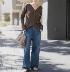 Spick & Span　18Gシアーリブカーディガンのサムネイル
