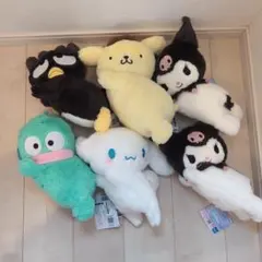 サンリオキャラクターズ　添い寝BIGぬいぐるみ　まとめ売り　6体