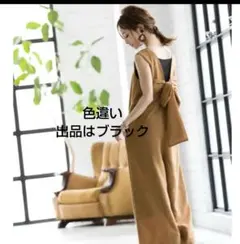 ティティベイト titivate 田中亜希子 バックリボンオールインワン Lのサムネイル