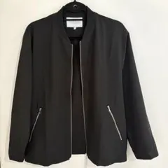 ユナイテッドアローズ ハイツイスト リブブルゾン Sサイズ ブラック 黒