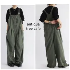 antiqua / tree cafe ＊ ミリタリー サロペット MA-1