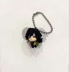 鬼滅の刃 冨岡義勇 つまんでつなげてマスコット キーホルダー ガチャ
