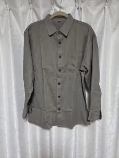 Easykode　長袖シャツ メンズ 無地　秋冬　厚手　XXL　未使用品