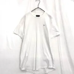 EMPORIO ARMANI : 銀糸バック刺繍 クルーネックTシャツ